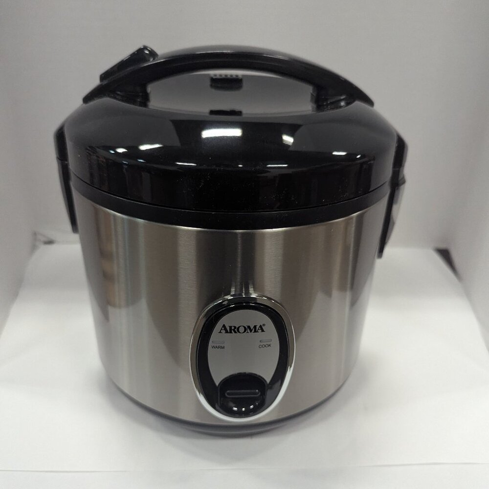 Aroma ARC-904SB 8-Cup Digital Rice Cooker – Stainless Steel, Steamer, Keep Warm